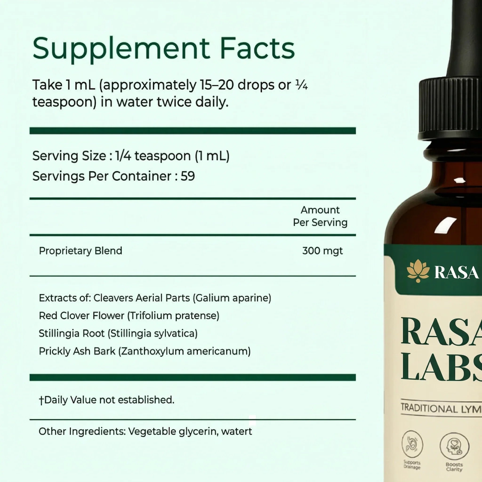 Rasa Labs Lymphatic Drainage Drops - Image 3